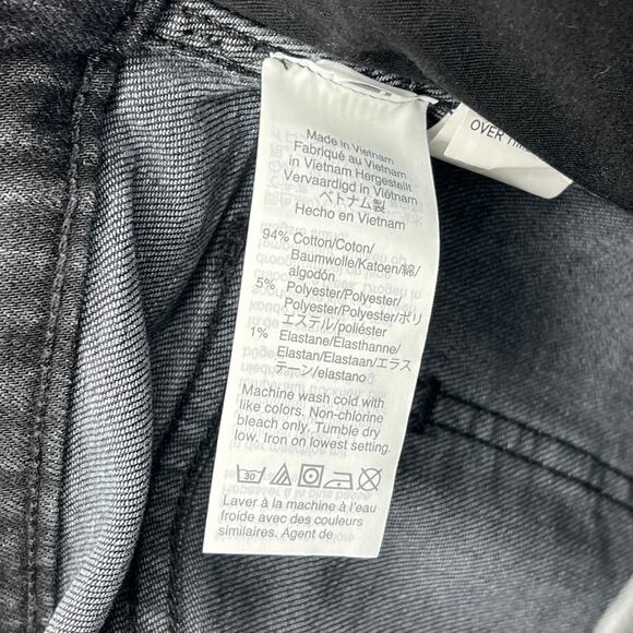 NWT Madewell 11" High-Rise Flare Jeans in Croson Black Women's 28 Flare Comfort - Picture 9 of 11